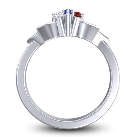 Floral Pave Prasuat Ring