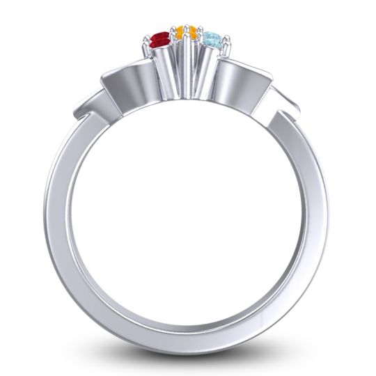 Floral Pave Prasuat Ring