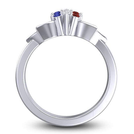 Floral Pave Prasuat Ring