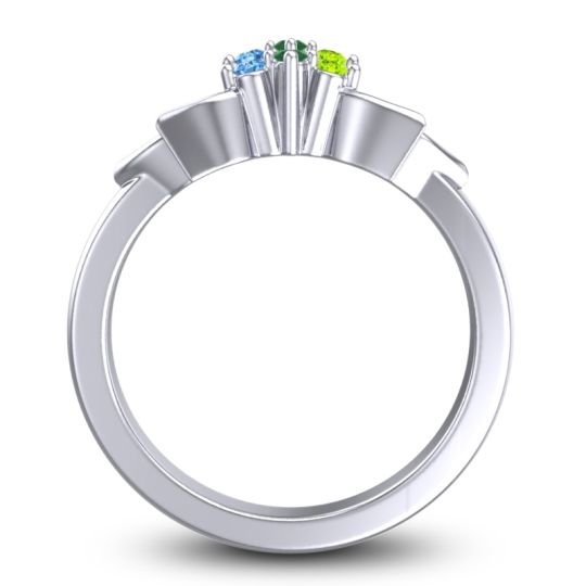 Floral Pave Prasuat Ring