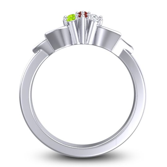 Floral Pave Prasuat Ring