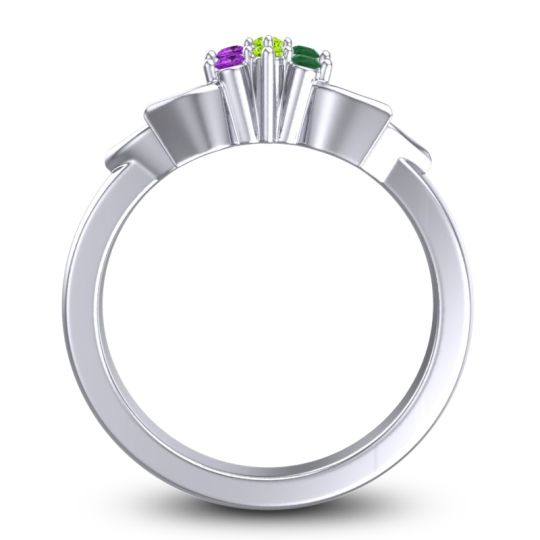 Floral Pave Prasuat Ring