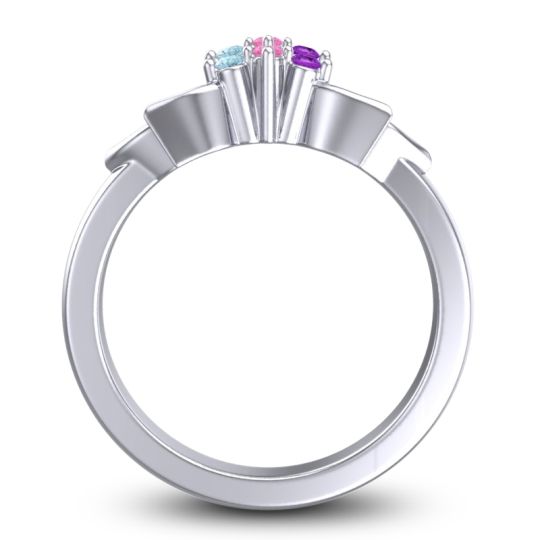 Floral Pave Prasuat Ring