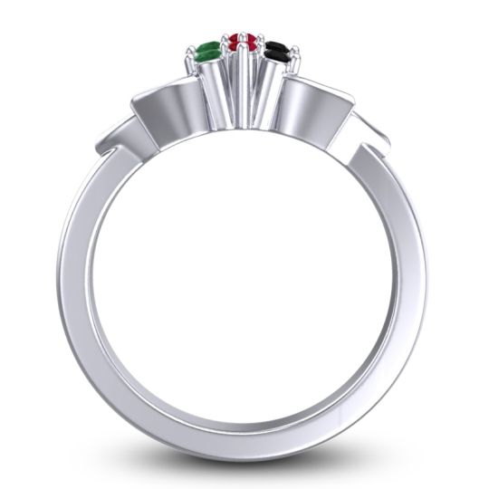 Floral Pave Prasuat Ring