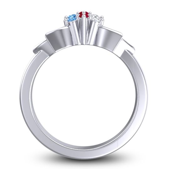 Floral Pave Prasuat Ring