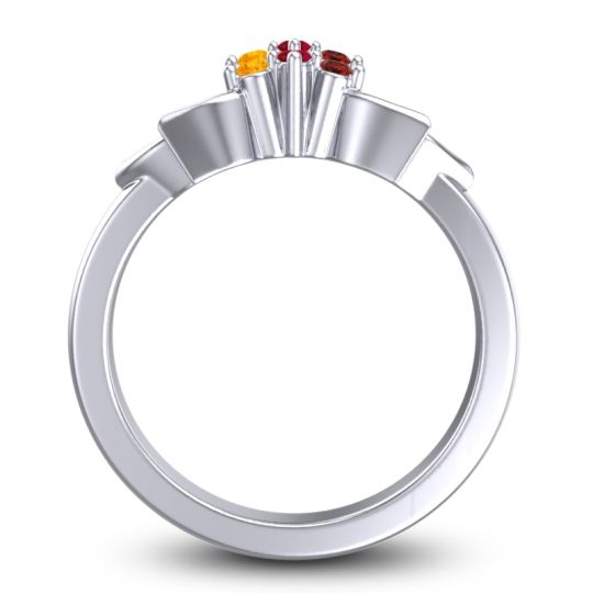 Floral Pave Prasuat Ring