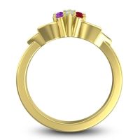 Floral Pave Prasuat Ring