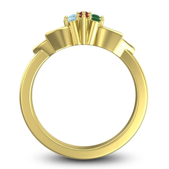 Floral Pave Prasuat Ring