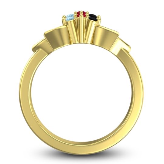 Floral Pave Prasuat Ring