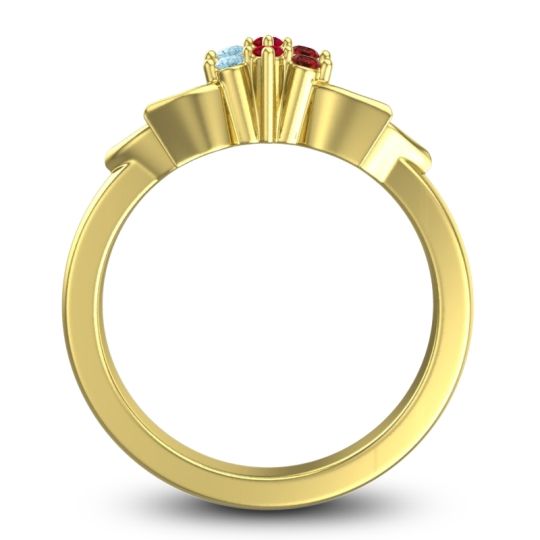 Floral Pave Prasuat Ring