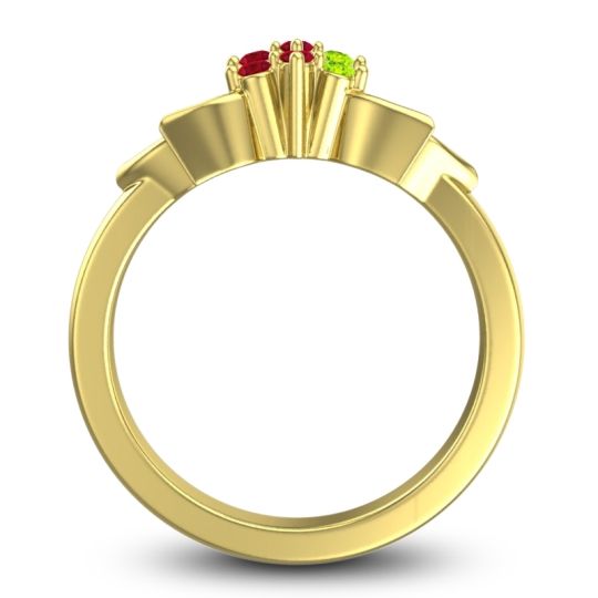 Floral Pave Prasuat Ring