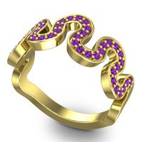 Simple Modern Pave Leliha Pave Ring