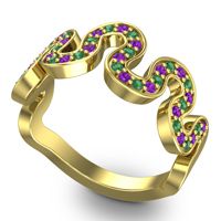 Simple Modern Pave Leliha Pave Ring