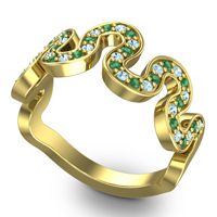 Simple Modern Pave Leliha Pave Ring