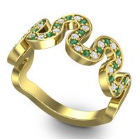 Simple Modern Pave Leliha Pave Ring