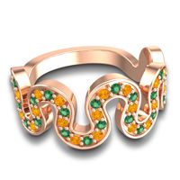 Simple Modern Pave Leliha Pave Ring