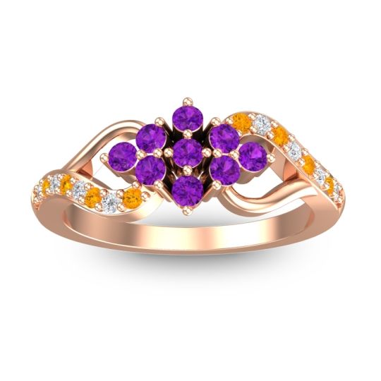 Simple Pave Torana Ring