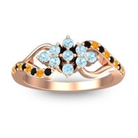 Simple Pave Torana Ring