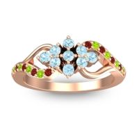 Simple Pave Torana Ring