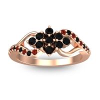 Simple Pave Torana Ring