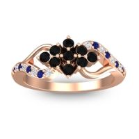 Simple Pave Torana Ring