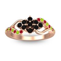 Simple Pave Torana Ring