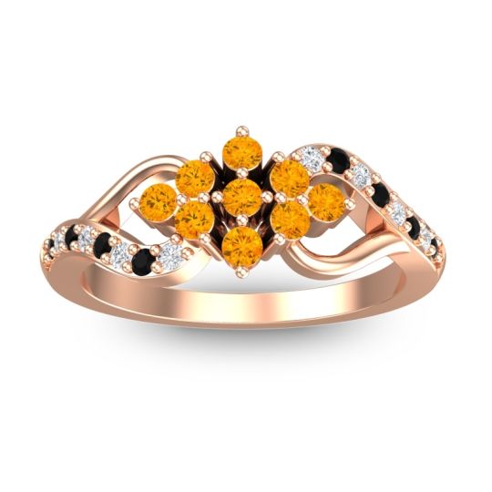 Simple Pave Torana Ring