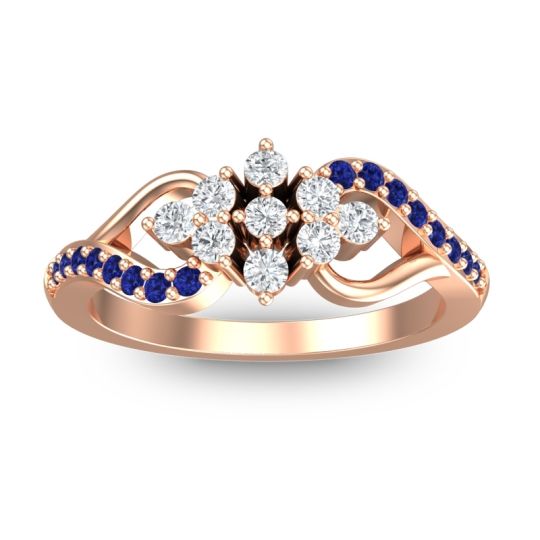 Simple Pave Torana Ring