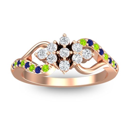 Simple Pave Torana Ring