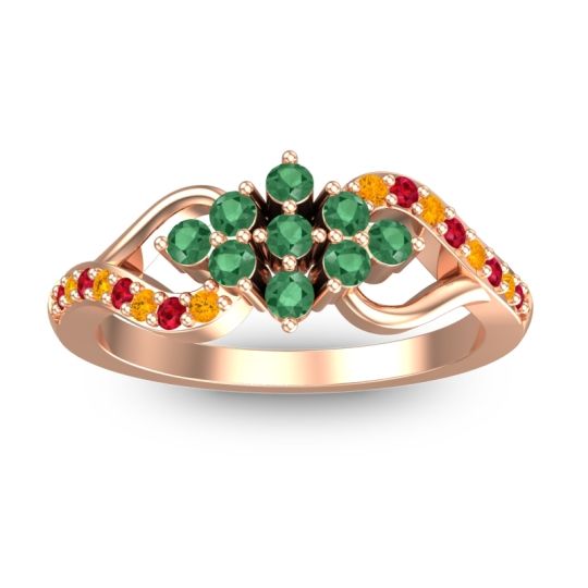 Simple Pave Torana Ring