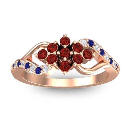 Simple Pave Torana Ring