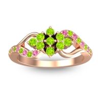Simple Pave Torana Ring