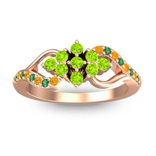 Simple Pave Torana Ring