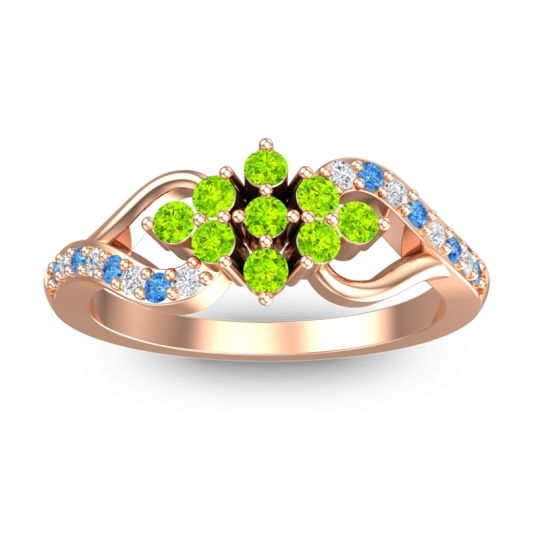 Simple Pave Torana Ring