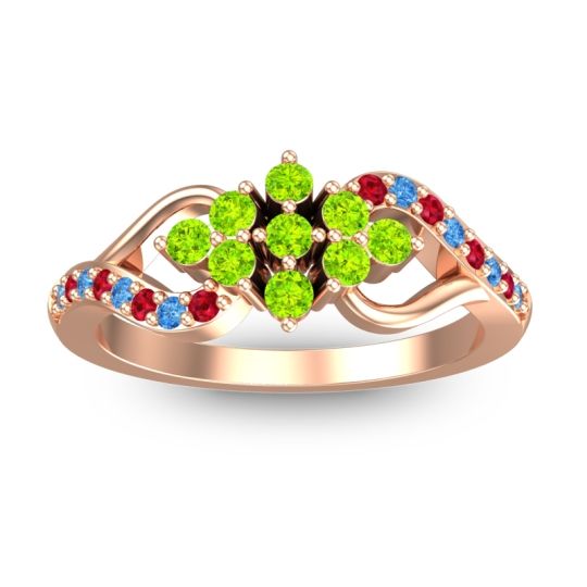 Simple Pave Torana Ring