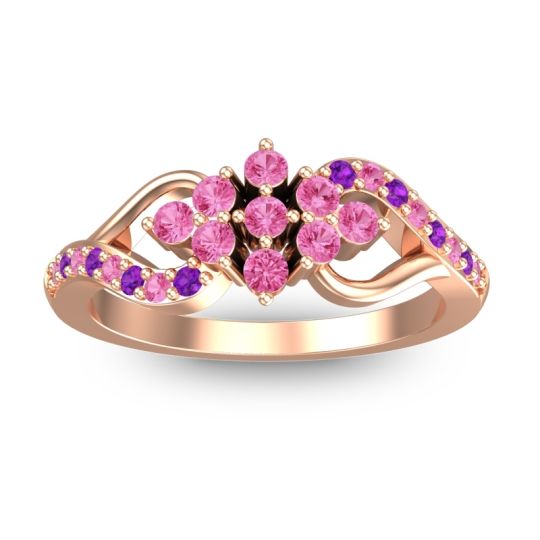 Simple Pave Torana Ring