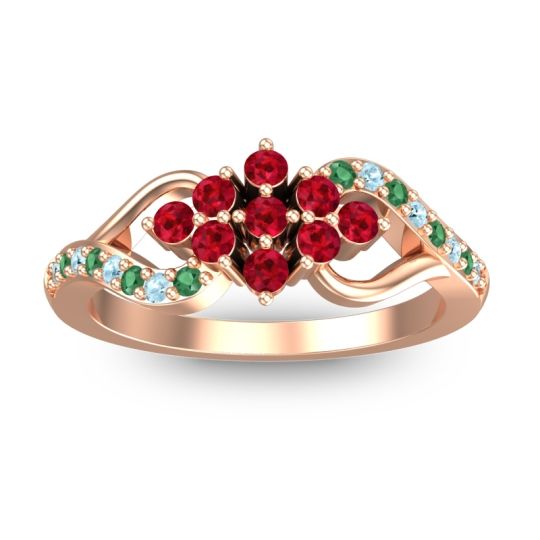 Simple Pave Torana Ring