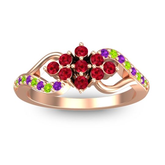 Simple Pave Torana Ring