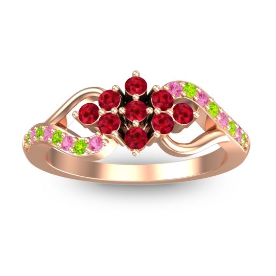 Simple Pave Torana Ring