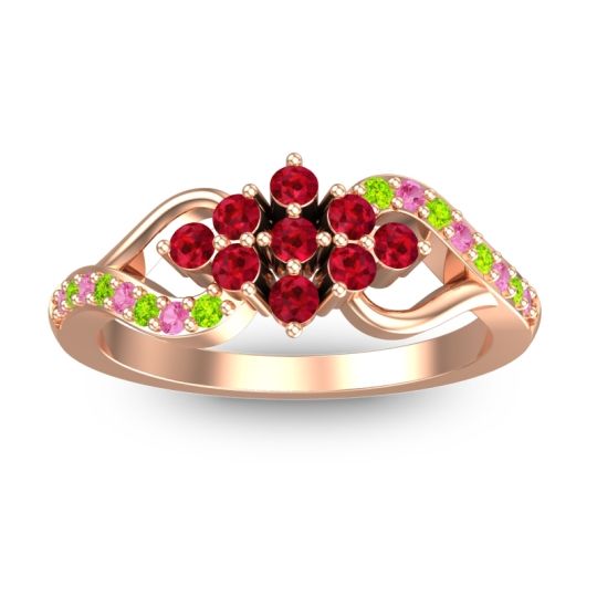 Simple Pave Torana Ring