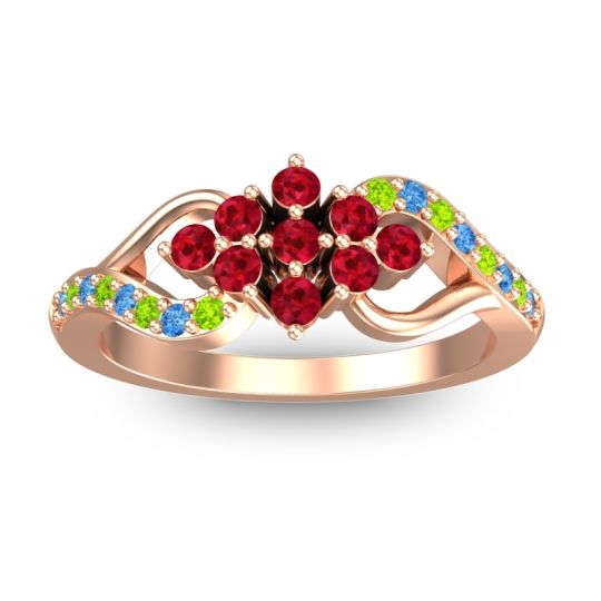 Simple Pave Torana Ring