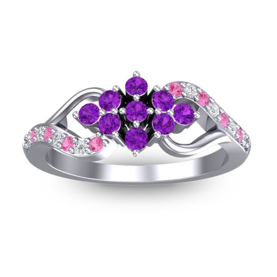 Simple Pave Torana Ring