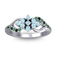 Simple Pave Torana Ring