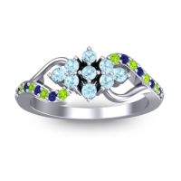 Simple Pave Torana Ring