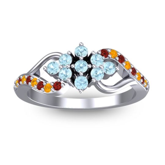 Simple Pave Torana Ring