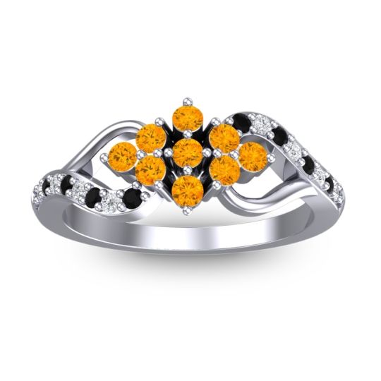 Simple Pave Torana Ring