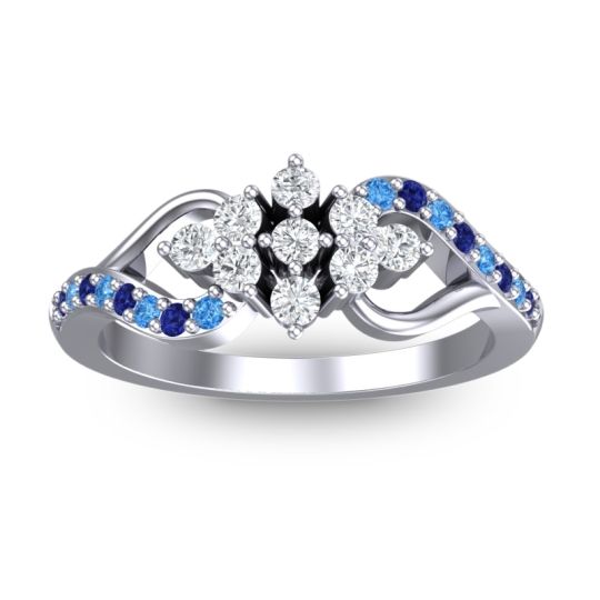 Simple Pave Torana Ring