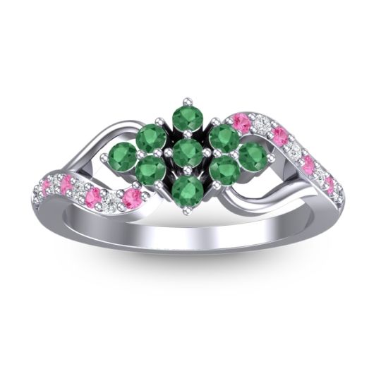 Simple Pave Torana Ring