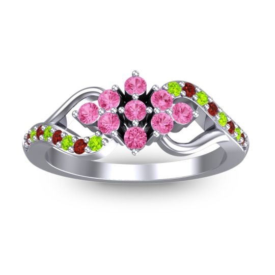 Simple Pave Torana Ring