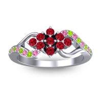 Simple Pave Torana Ring